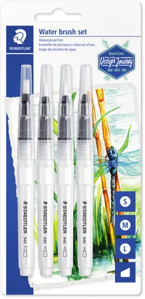 Staedtler Pensel, 4 Stk Ass. Bk